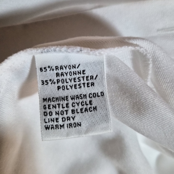 Talbots Petites White Button-Down Long Sleeve Blouse 14P - Picture 2 of 10